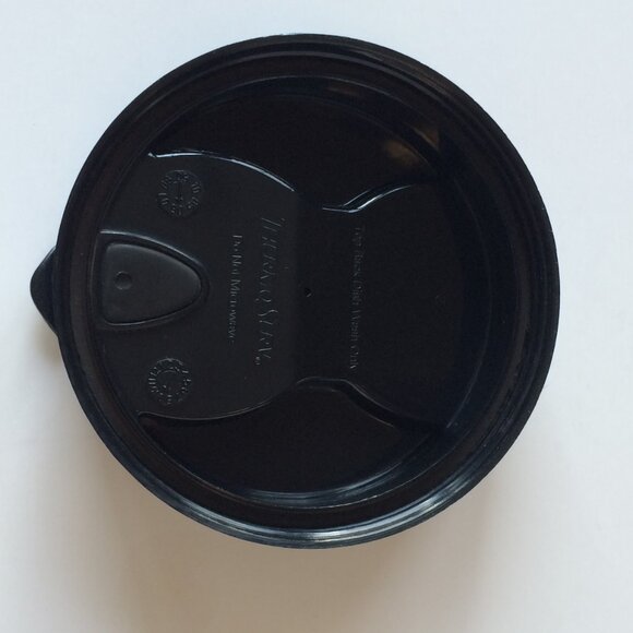 Tim Hortons ThermoServ Plastic Travel Mug Beige Always Fresh Black Lid 14 oz - Picture 8 of 10